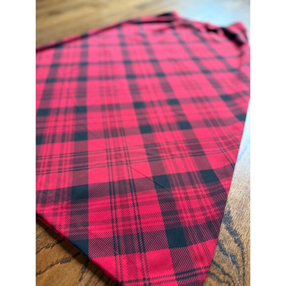 Coldwater Creek Maxi Red Plaid Tartan Skirt Christmas Holiday Party Winter 90s - Picture 10 of 12